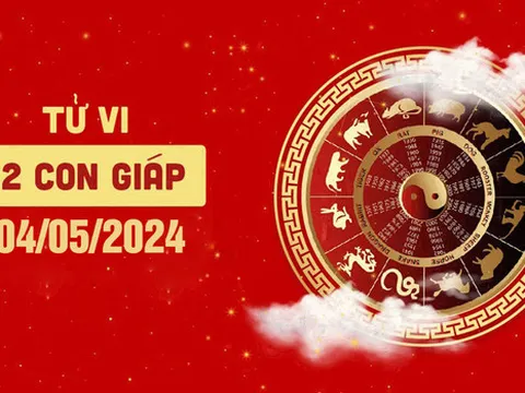Tử vi hàng ngày của 12 con giáp hôm nay Thứ 7 ngày 4/5/2024