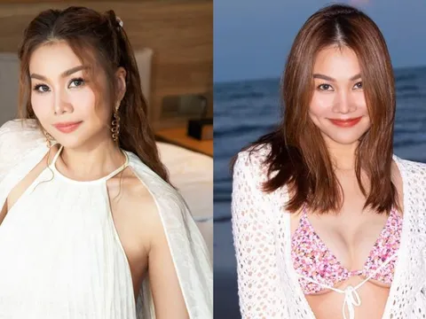 Thanh Hằng khoe bụng hậu nghi vấn có 'tin vui' ở tuổi 41