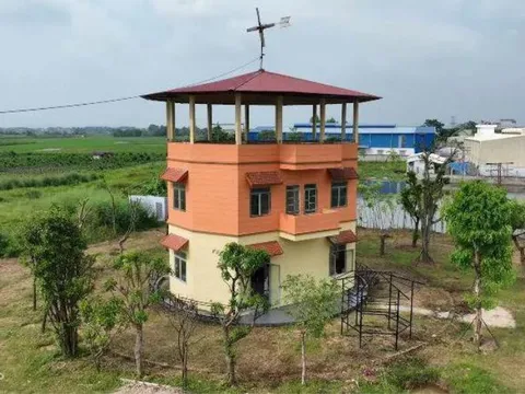 Ngôi nhà 'độc nhất vô nhị' tại Bắc Giang, có thể xoay vòng tròn cả ngày không chán