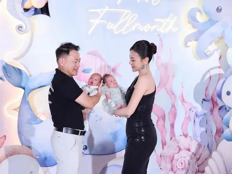 Phương Oanh - Shark Bình công khai diện mạo hai nhóc tỳ, mẹ bỉm chiếm sóng