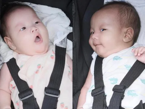 Phương Oanh khoe ảnh 2 'baby shark', netizen tinh ý phát hiện ra chi tiết đặc biệt
