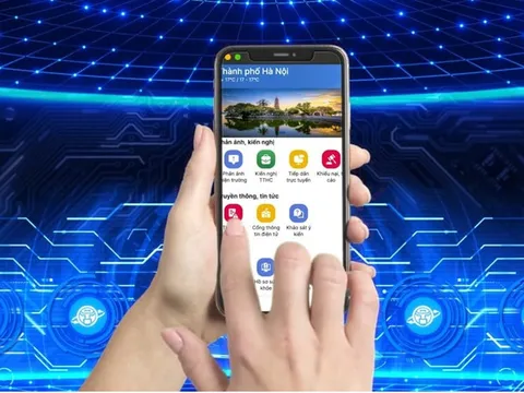 Cài đặt, mở tài khoản trên ứng dụng iHaNoi cho người dân xong trước 15/9