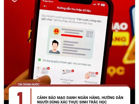 Mạo danh ngân hàng hướng dẫn xác thực trên ứng dụng