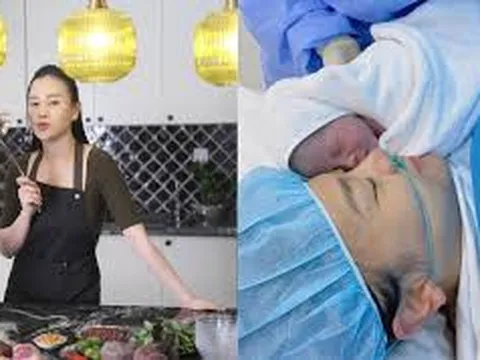 Phương Oanh hé lộ khoảnh khắc da kề da với con sau sinh
