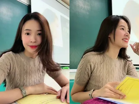 Midu bị soi điều lạ ở ngón áp út khi đi dạy trở lại hậu đám cưới