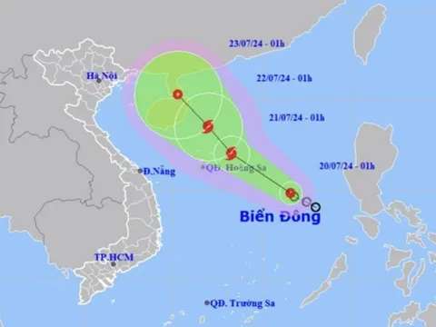Cảnh báo áp thấp nhiệt đới mới trên biển Đông, giật cấp 9, có thể mạnh thành bão