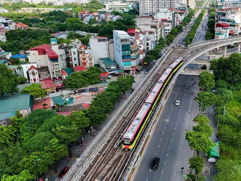 Hà Nội chính thức khai thác thương mại 8,5 km dự án Metro Nhổn - ga Hà Nội
