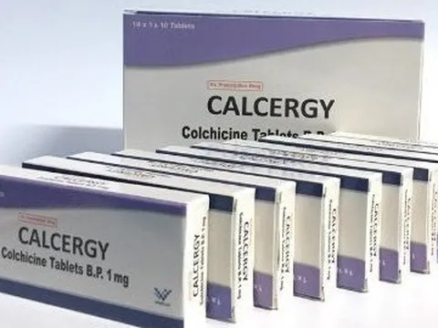 Thu hồi thuốc viên nén CALCERGY trị gout không đạt tiêu chuẩn chất lượng