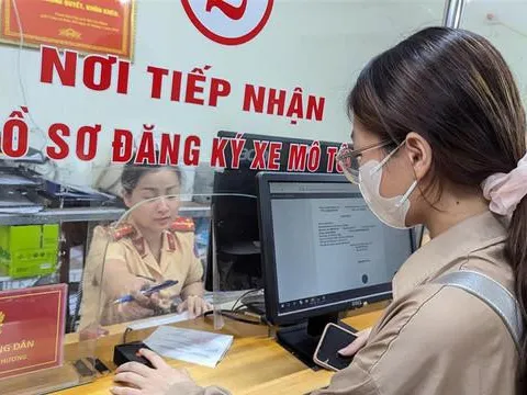 Trình tự đăng ký xe lần đầu với xe sản xuất, lắp ráp trong nước trên VNeID