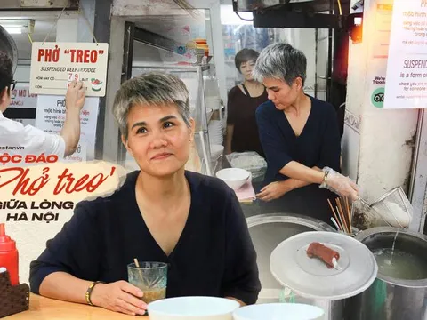Gặp gỡ chủ quán 'phở treo' độc đáo giữa lòng Hà Nội