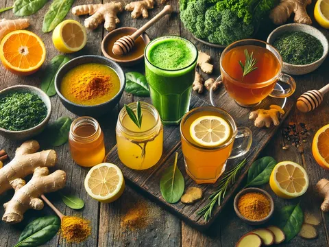 Những thức uống giúp tăng cường hệ miễn dịch thời điểm giao mùa