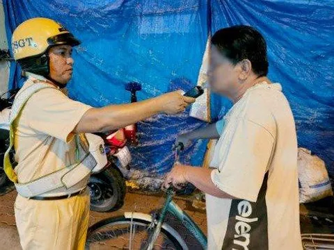 Uống rượu, bia điều khiển xe đạp, xe đạp điện sẽ bị phạt đến 600.000 đồng