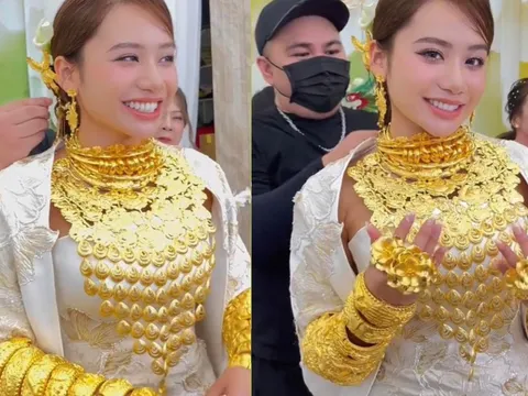 Đám cưới khủng tại Đồng Tháp: Cô dâu nhận hồi môn 1.000 cây vàng, gần 10 tỷ đồng