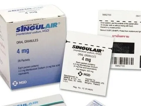 FDA Mỹ phát hiện thuốc điều trị hen suyễn Singulair có thể ảnh hưởng đến não bộ