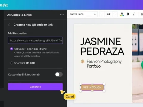 Cách rút gọn link bằng Canva một cách đơn giản