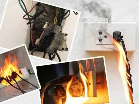 Cảnh báo sự cố cháy nổ từ các thiết bị điện gia dụng trong thời điểm cận Tết Nguyên đán 2025