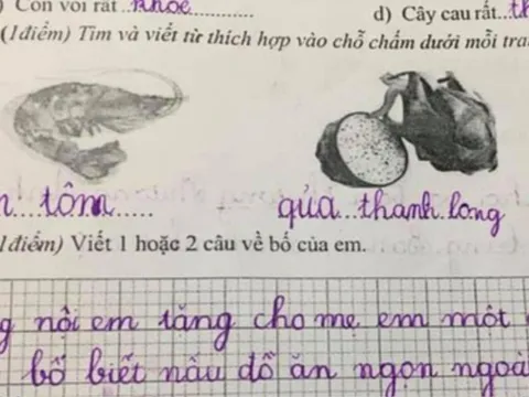 Bài văn 'ông nội tặng cho mẹ em một món quà' gây sốt cộng đồng mạng