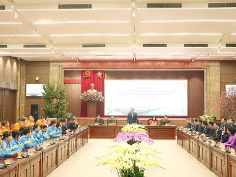 Tổng Bí thư Tô Lâm thăm, chúc Tết Đảng bộ, chính quyền, nhân dân Thủ đô Hà Nội