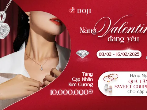 Valentine 14/2: Tặng trang sức yêu để nàng thêm yêu