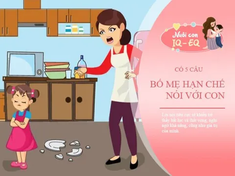99% phụ huynh vô thức nói 5 câu mà trẻ ghét nhất