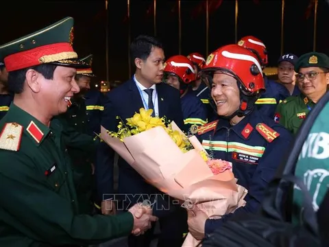 Lực lượng Quân đội nhân dân Việt Nam hoàn thành nhiệm vụ cứu trợ tại Myanmar