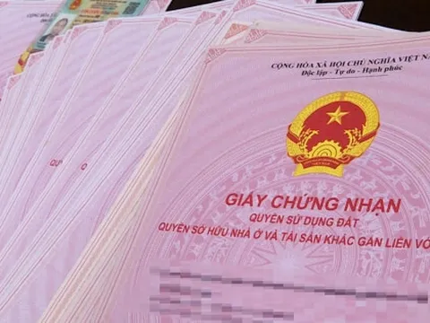 Trình tự, thủ tục cấp giấy chứng nhận quyền sử dụng đất, quyền sở hữu tài sản gắn liền với đất lần đầu