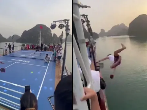 Đã có kết quả vụ tổ chức cho khách chơi pickleball trên boong tàu ở Vịnh Hạ Long