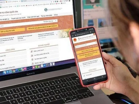 Những thông tin dự kiến được cung cấp trên Cổng Dịch vụ công quốc gia