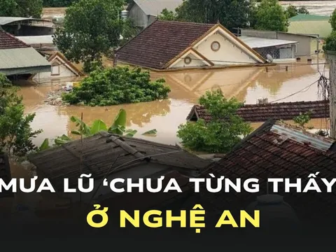 Nguyên nhân gây mưa lũ khủng khiếp tại Nghệ An