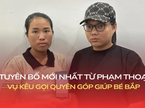 Tuyên bố mới nhất của Phạm Thoại về vụ kêu gọi hơn 16 tỷ giúp bé Bắp gây chú ý