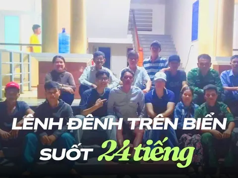 Ngư dân lênh đênh trên biển suốt 24 tiếng, may mắn thoát chết nhờ cách này