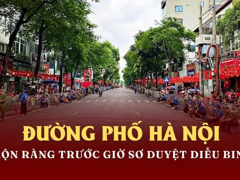 Rộn ràng khí thế trước giờ sơ duyệt diễu binh Kỷ niệm 80 năm Quốc khánh