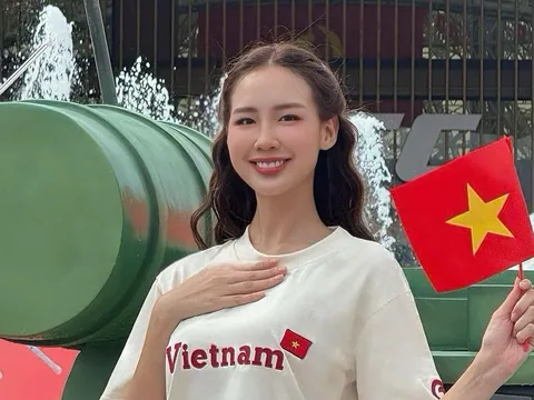 Hoa hậu Bảo Ngọc hài hước tiết lộ 'cát-xê' khủng khi tham gia diễu hành A80