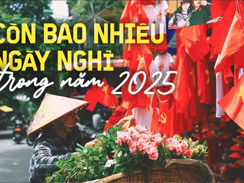 Sau kỳ nghỉ Quốc khánh, người lao động còn bao nhiêu ngày nghỉ lễ trong năm 2025?