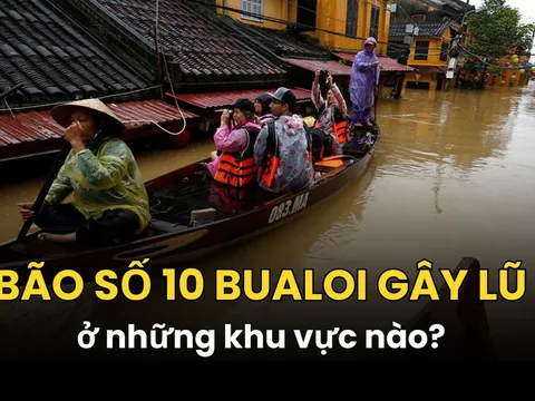 Bão số 10 Bualoi gây lũ ở những khu vực nào?