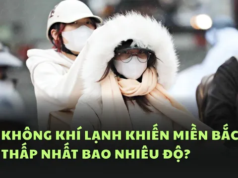 Đợt không khí lạnh đầu tiên, miền Bắc xuống thấp nhất bao nhiêu độ?
