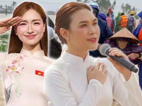 'Tình nghệ sĩ, nghĩa đồng bào' trong lũ dữ