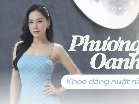 Phương Oanh khoe dáng nuột nà sau sinh, nhan sắc 'lên hương' khiến dân tình ngỡ ngàng