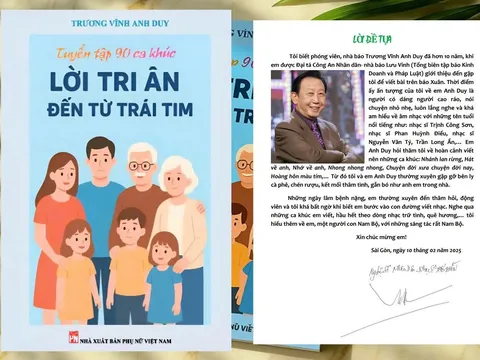 Tuyển tập 90 ca khúc “Lời tri ân đến từ trái tim”