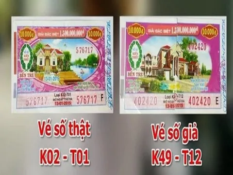 Cảnh giác với vé số giả và những hệ lụy pháp luật