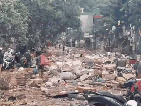 Cảnh tượng khó quên ở Tuyên Quang sau cơn bão số 10