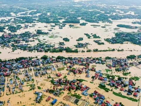Tin lũ khẩn cấp: Nhiều sông lớn miền Bắc vượt báo động 3
