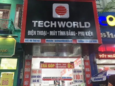 Techworld Mobile kinh doanh điện thoại trốn thuế, không xuất được hoá đơn đỏ?