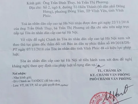 TAND cấp cao cần sớm xem xét nội dung kháng cáo của người dân (Kỳ 2)