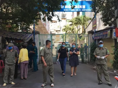 TP. HCM: Cách ly toàn bộ chung cư Hòa Bình sau khi phát hiện ca nhiễm Covid- 19