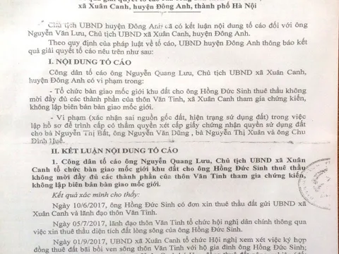 Hà Nội: Có không Chủ tịch xã cấu kết cán bộ địa chính lập hồ sơ giả xin cấp sổ đỏ?
