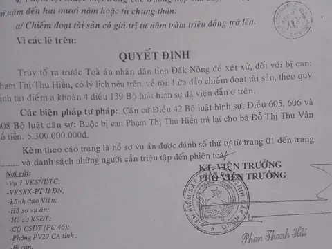 Đắk Nông: Đất tranh chấp vẫn được cấp giấy chứng nhận!