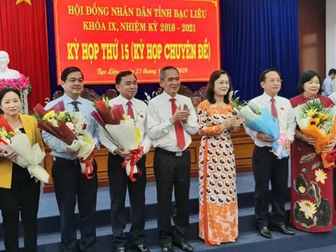 Ông Phạm Văn Thiều giữ chức Chủ tịch UBND tỉnh Bạc Liêu