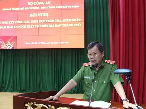 TP.HCM: Tổng kết cao điểm công tác phối hợp tuần tra đảm bảo an ninh trật tự