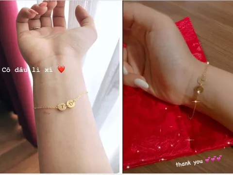 Đi đám cưới Công Phượng - Viên Minh, hội chị em thân thiết còn được cô dâu tặng lắc vàng khắc tên cực xịn